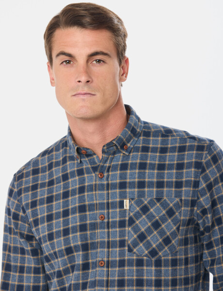CAMISA DE VIYELA Piedra