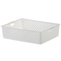 CESTO ORGANIZADOR QUADRATTA 34X27X9 BLANCO CESTO ORGANIZADOR QUADRATTA 34X27X9 BLANCO