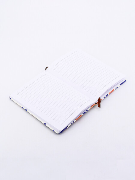 LIBRETA TAPA PU AZUL