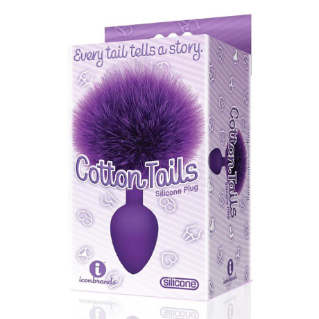Plug Anal Cotton Tails Violeta Plug Anal Cotton Tails Violeta