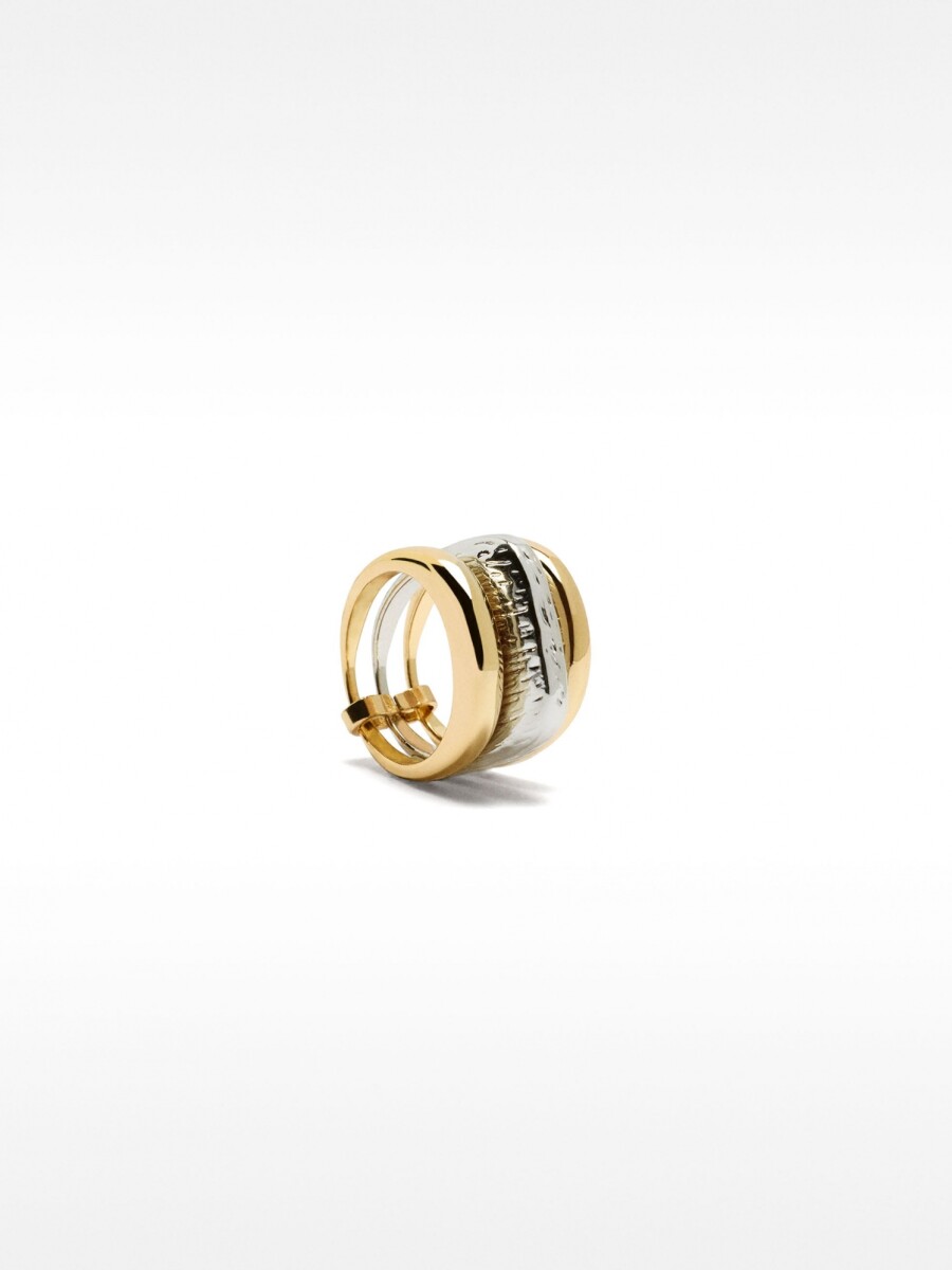 Anillo Triple Dorado dorado