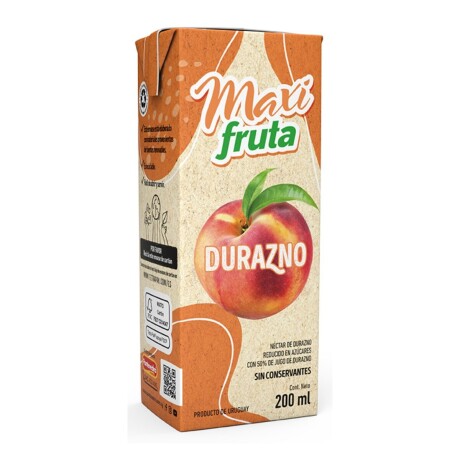 JUGO DE DURAZNO MAXI FRUTA 200ML 001