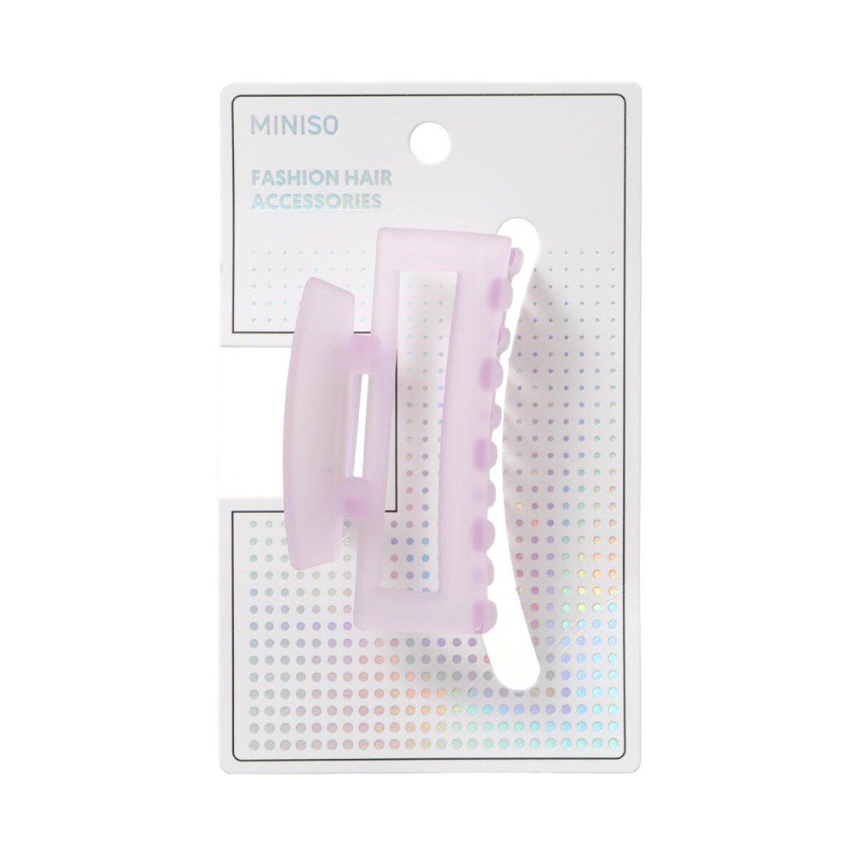 Pinza de cabello mate - rosa 