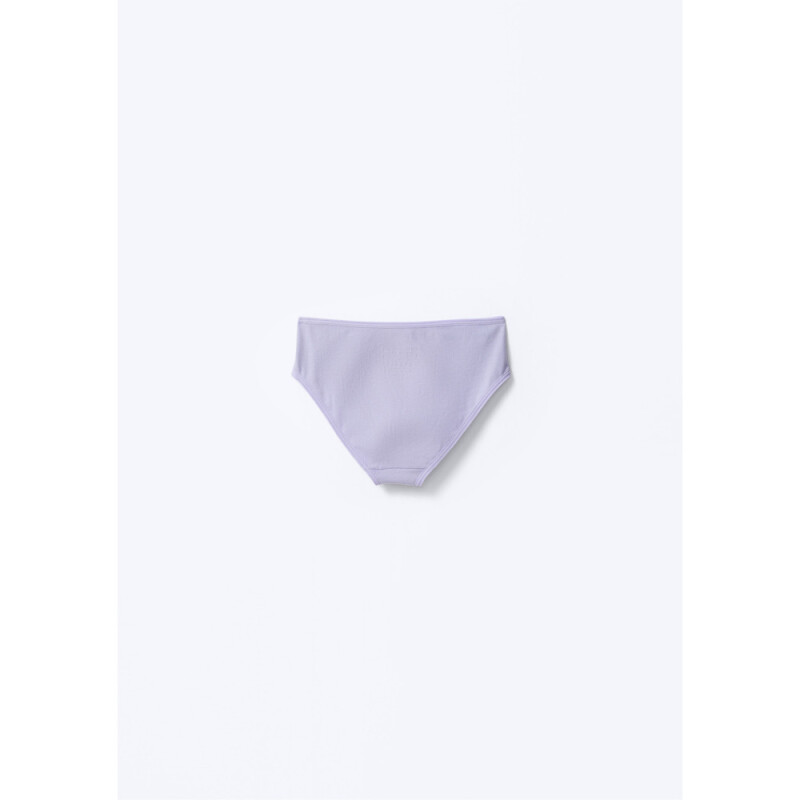 KIT COM 3 CALCINHAS FEM ROSA/AZUL/BRANCO