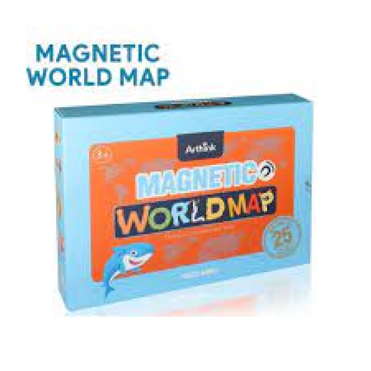 Puzzle Mapamundi Magnético 25pcs 