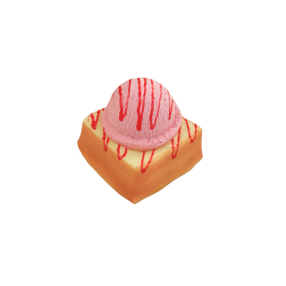 Squishy Postre con Helado - Rosado 