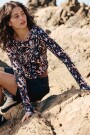 PRINTED RIGHT ON RUN LAY Marron