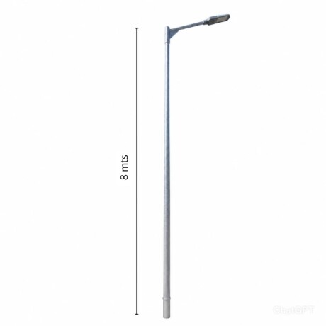 Columna 8mt con Brazo Columna 8mt con Brazo