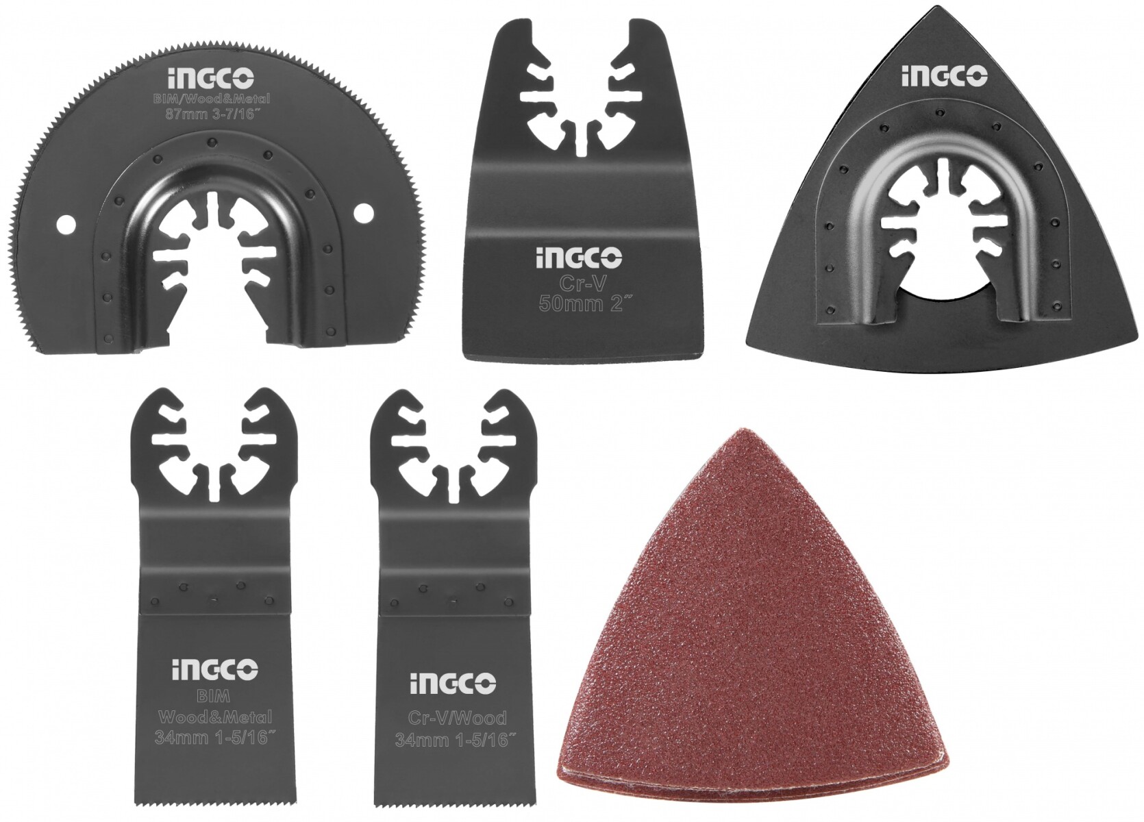 SET 15 REPUESTOS PARA MULTIFUNCION MULTI HERRAMIENTA RENOVATOR INGCO MF3008 300W 