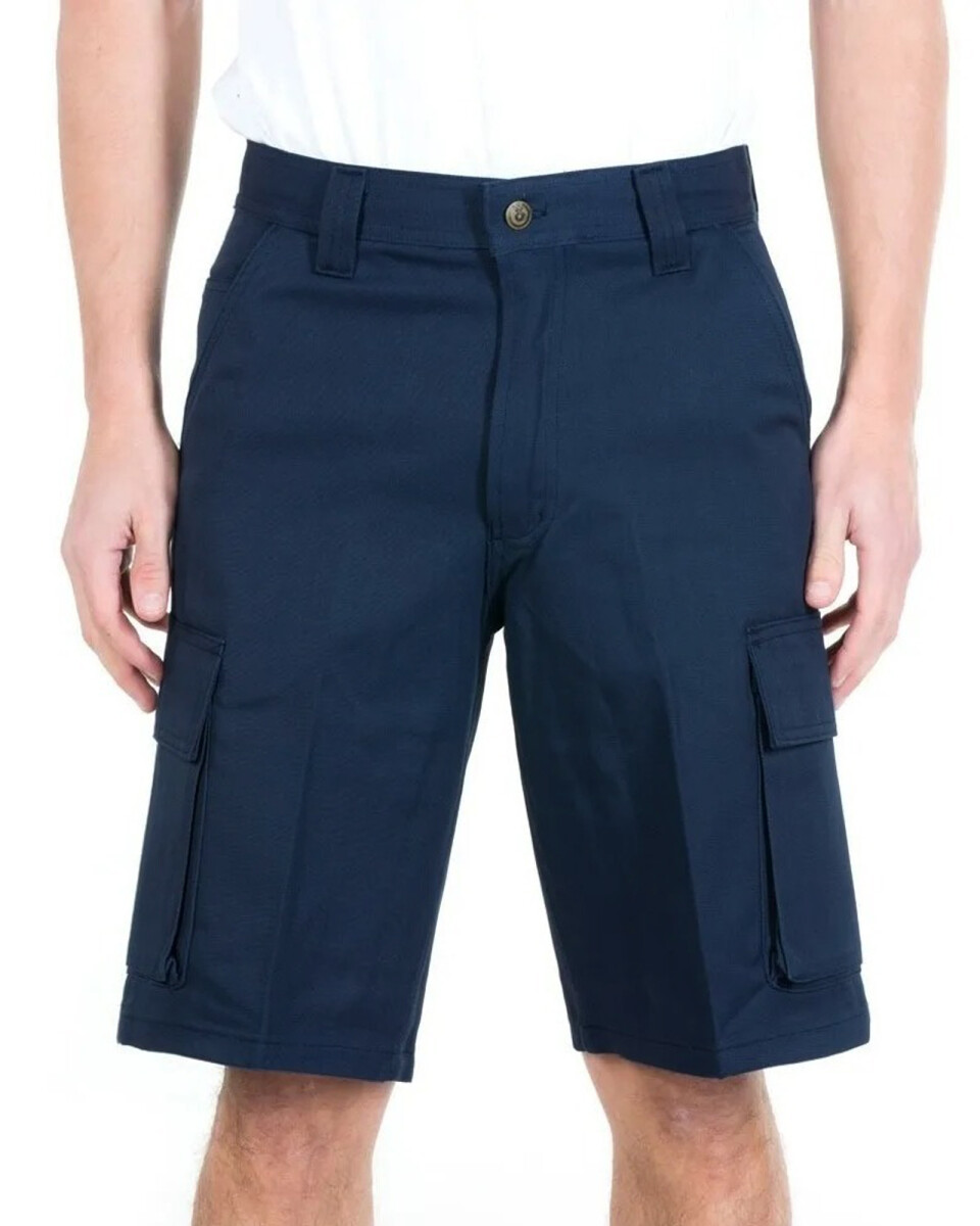 Bermuda brin cargo - Azul marino 