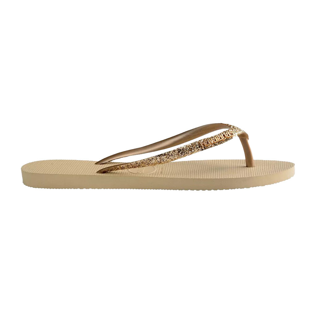 Sandalias Havaianas Slim Glitter Ii Mujer Sand Grey