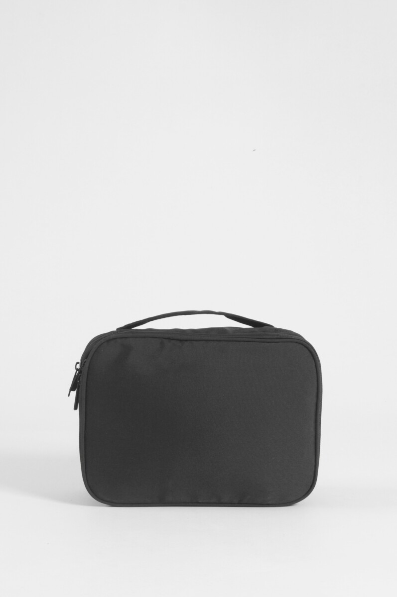 Estuche de viaje con compartimentos - negro 