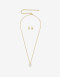 Bijouterie Set Exclusive Edition Set Aros Pasantes Y Cadena Plata 925 - Dorado
