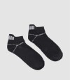 Ciclista deportiva elastico con estamapa reflectiva Negro