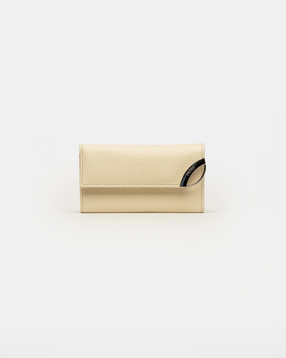 Billetera Katy en cuero graneado - Cotton 