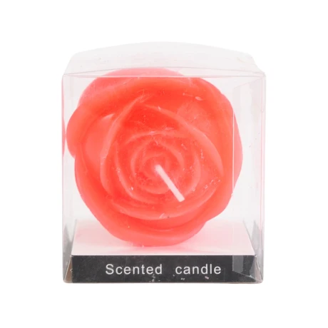 Vela aromatica con forma de rosa Vela aromatica con forma de rosa