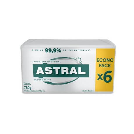 Jabón de Tocador Astral Silver 125 G 6 U Jabón de Tocador Astral Silver 125 G 6 U