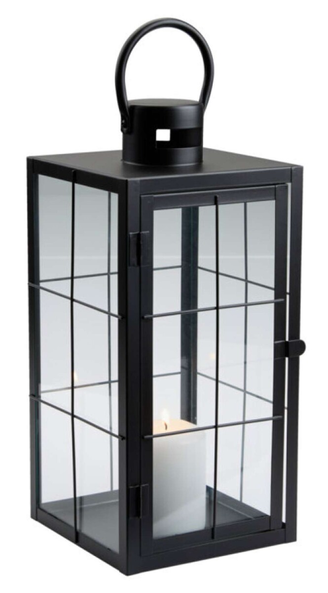 Farol VILLADS W16xL16xH36cm negro - Negro 