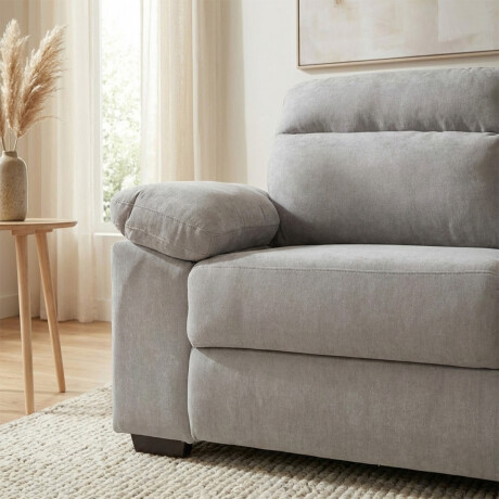 Sofá Owen - Tela Microfibra - 2 cuerpos 12073 (Greige)