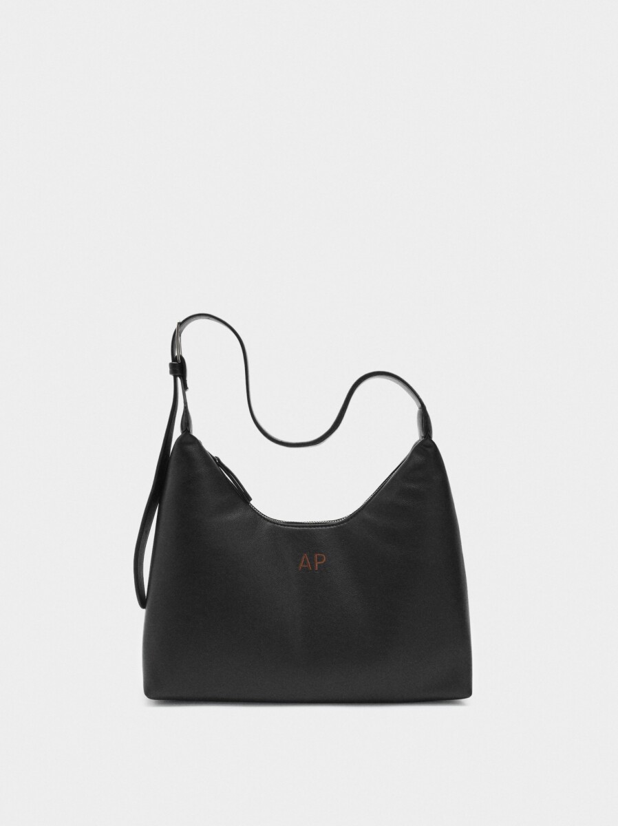 Bolso De Hombro Hobo - negro 