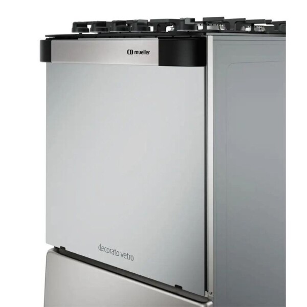 COCINA ELDOM DECORATO VETRO 4H CON GRILL - INOX COCINA ELDOM DECORATO VETRO 4H CON GRILL - INOX