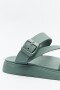 SANDALIA ROMITA Verde Grisáceo