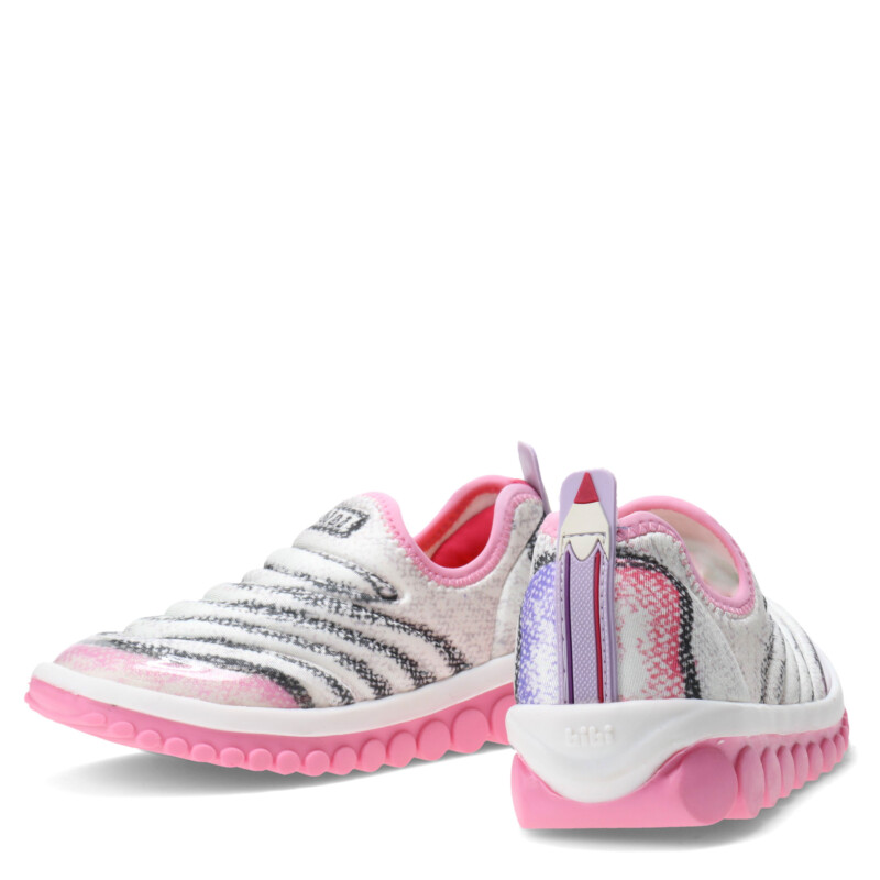 Championes Infantiles Bibi Roller 2.0 Gris - Rosa