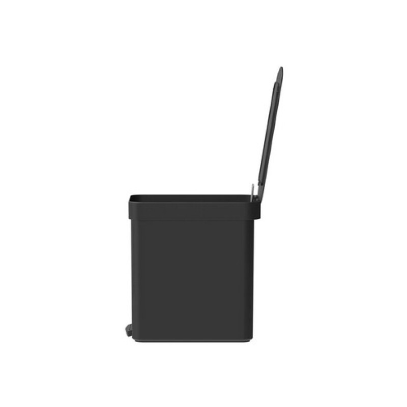 Papelera con pedal de 6 Lts Negro