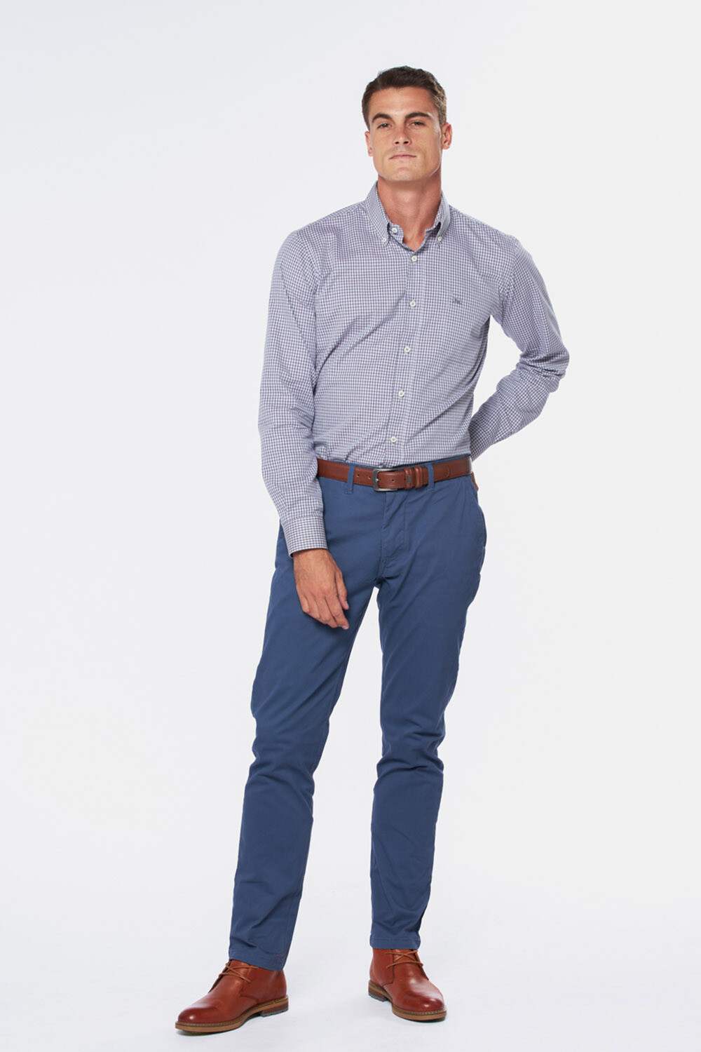 PANTALÓN SKINNY CON SPANDEX Piedra