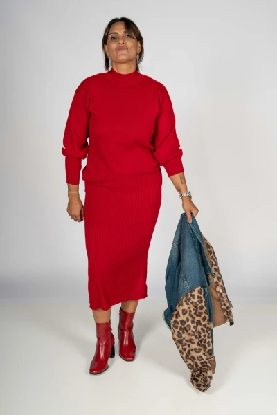 Vestido Conjunto Rojo