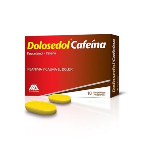 Dolosedol Cafeína por 10 Comprimidos. Dolosedol Cafeína por 10 Comprimidos.