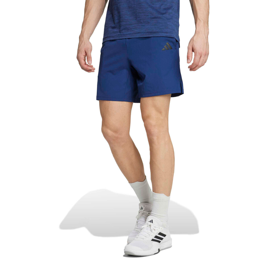 Short de Hombre Adidas Gym+ Azul