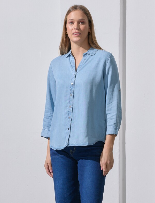 Camisa Tencel JEAN CLARO