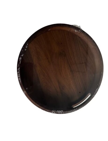 BANDEJA DE MADERA CON ASA D30x5CM OSCURO BANDEJA DE MADERA CON ASA D30x5CM OSCURO