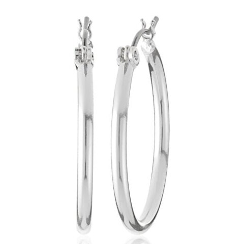 Bijouterie Pe Sil Hoop Ec 2604 Silver