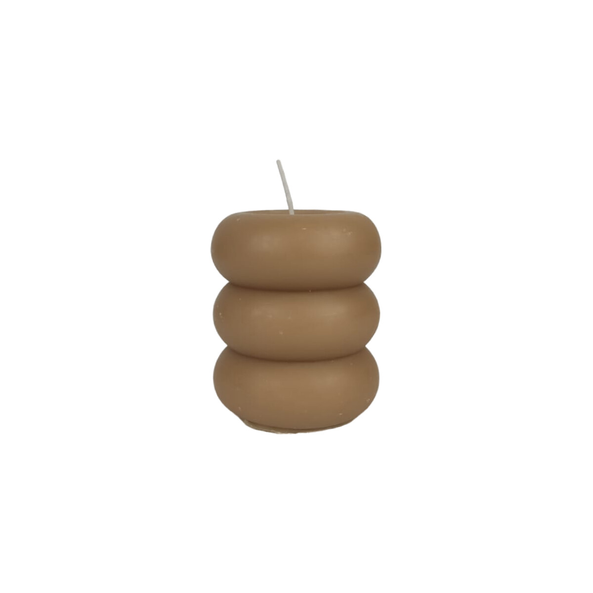 Vela alta cilindrica - Beige 