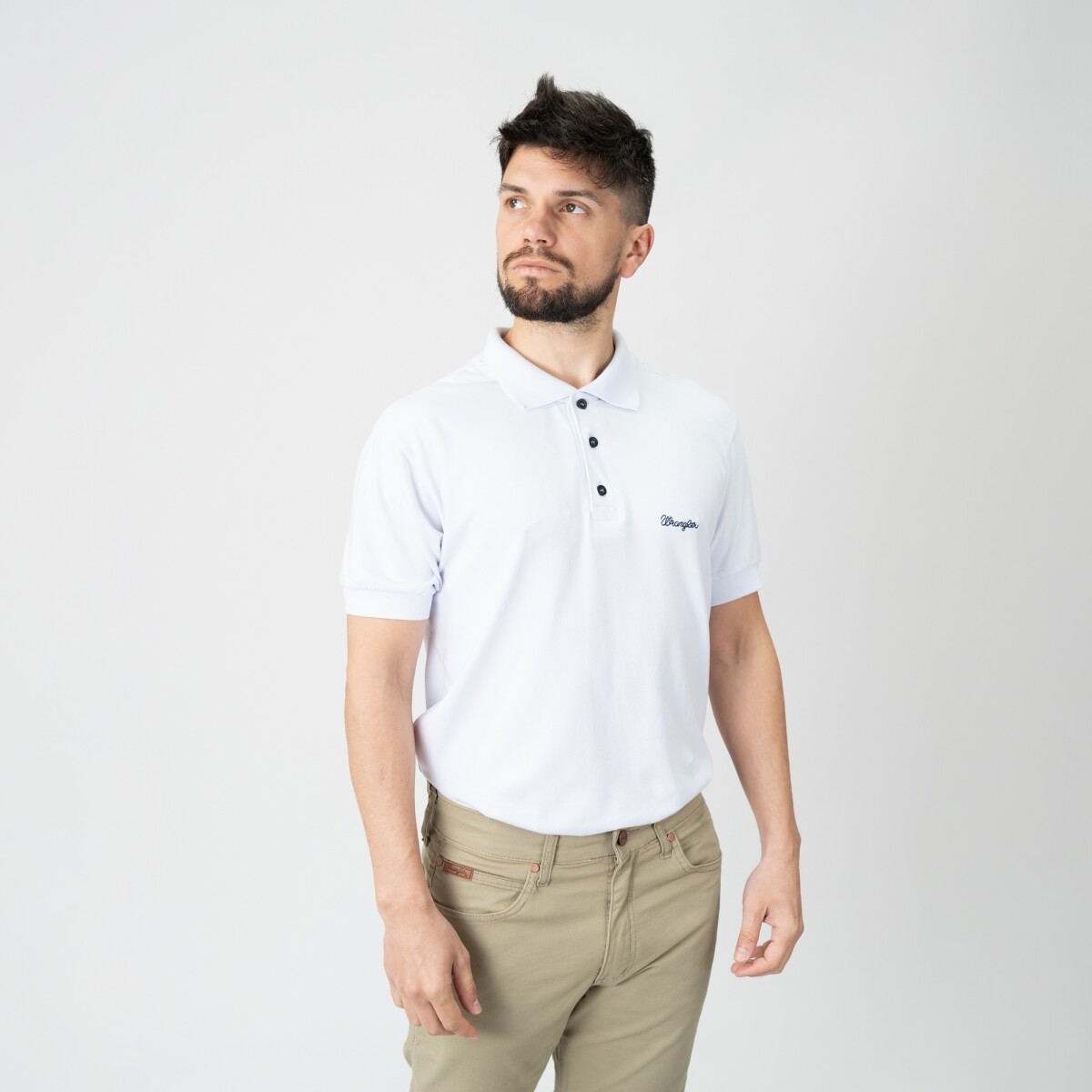 Remera Wrangler de Hombre - POLO T-SHIRT - WM9051URBR - Sin color 