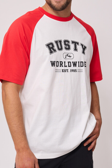 T-SHIRT ERNEUS RUSTY Rojo