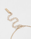 Collares Cortos Strass Collar Con Multi Charms De Cubic Zirconia - Dorado