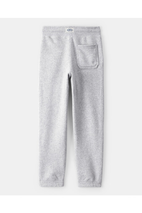 Pantalón deportivo de algodón, gris Sin color