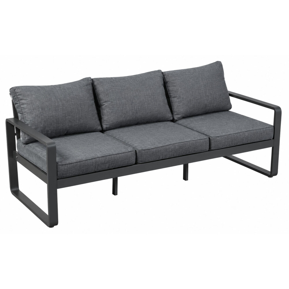 SET COMEDOR EXT. ALUMINIO GRIS CALI