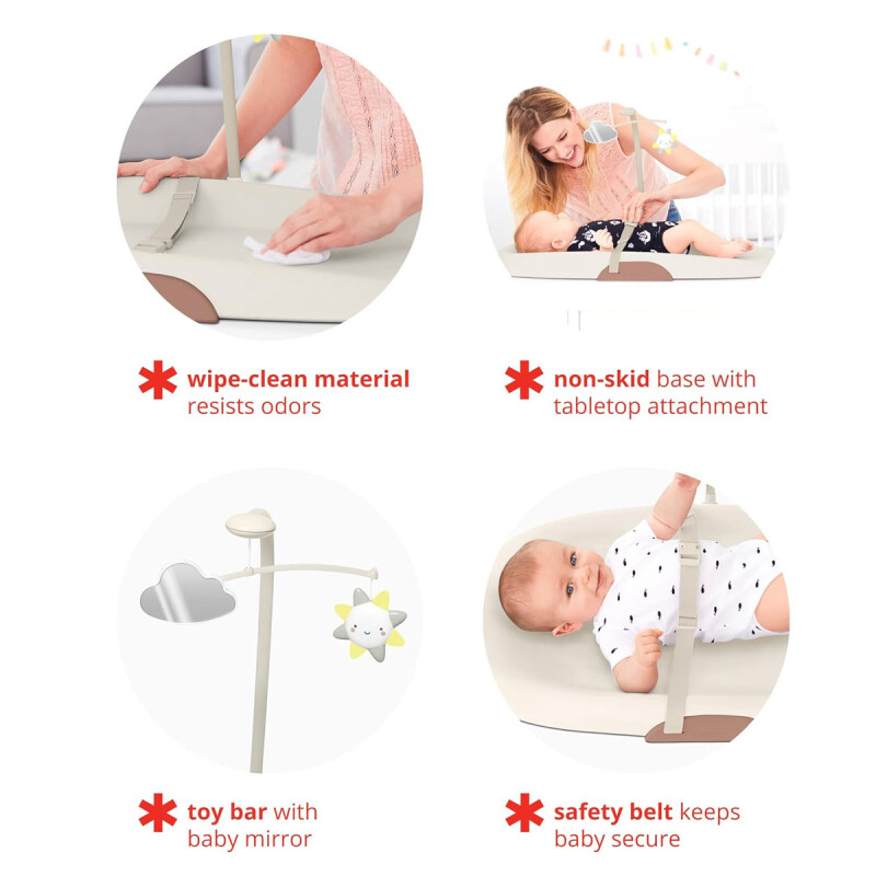 Cambiador Lavable con Móvil y Cinturón de Seguridad Skip Hop Cambiador Lavable con Móvil y Cinturón de Seguridad Skip Hop