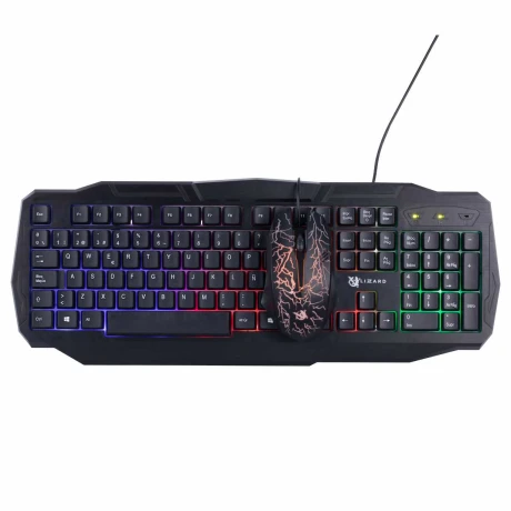 Combo Teclado y Mouse Gamer X-lizzard 001