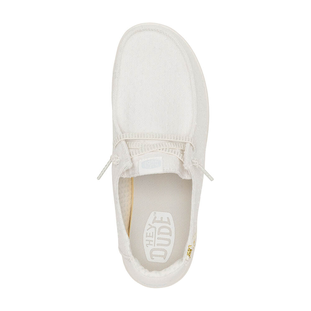 Wendy Espadrille Woven - Mujer White
