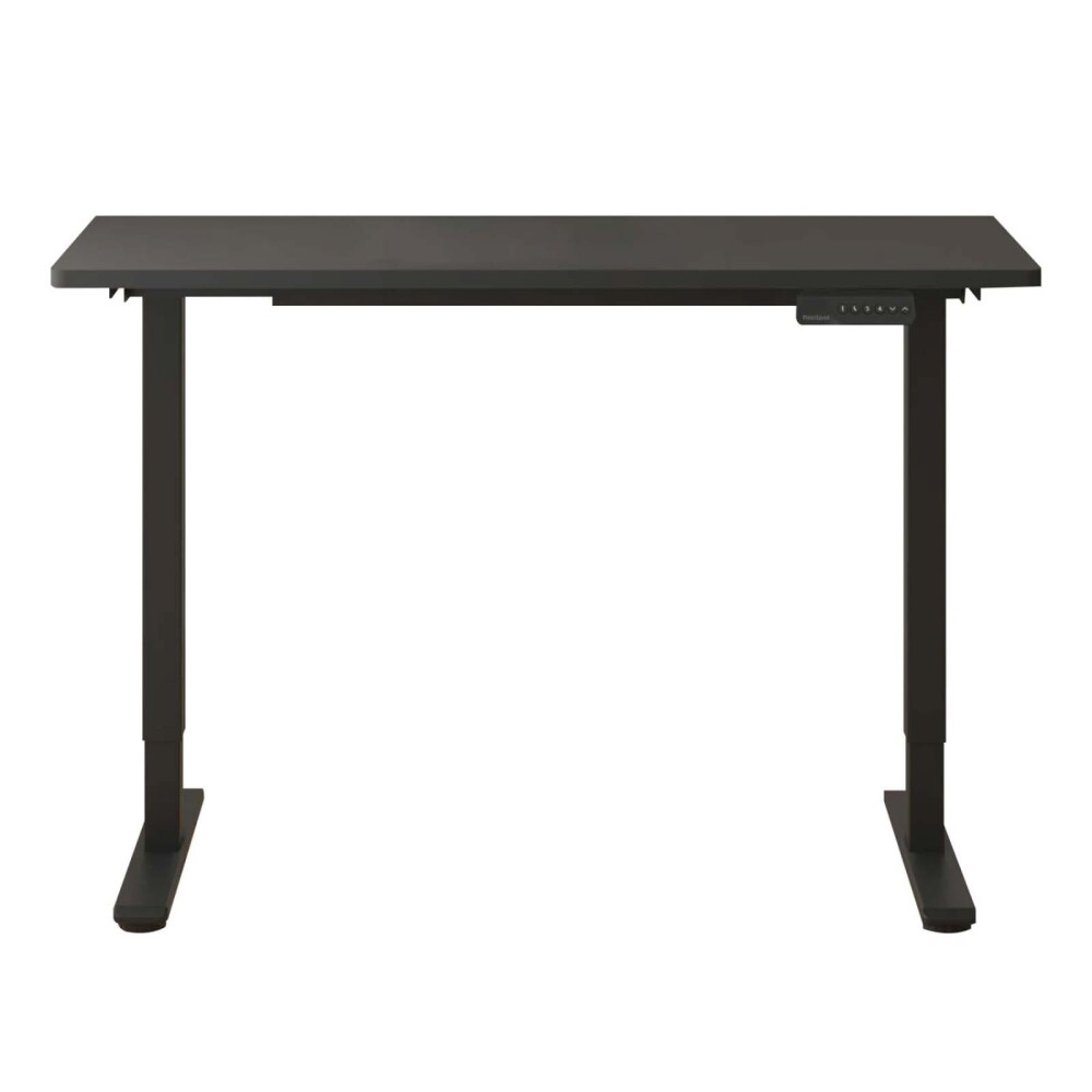 ESCRITORIO REGULABLE METAL-Y-MDF NEGRO E1PRO