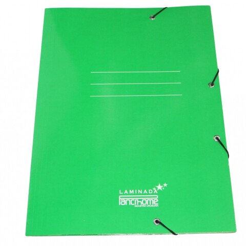 CARPETA PANCHROME CON ELASTICO 320 COLOR VERDE CARPETA PANCHROME CON ELASTICO 320 COLOR VERDE
