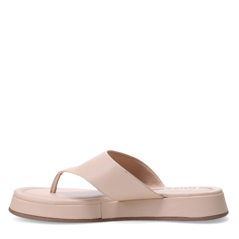 Sandalia de Mujer Miss Carol PLATS estilo chancla Beige