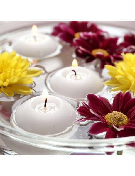 SET 12 VELAS FLOTANTES BLANCO SET 12 VELAS FLOTANTES BLANCO
