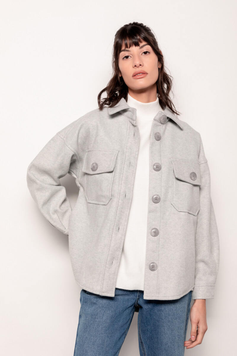 SOBRECAMISA CONERY Gris Claro Melange