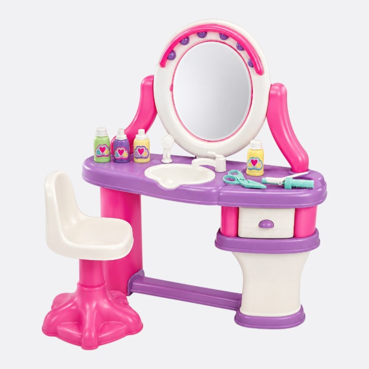 Tocador Juguete Infantil Con Accesorios 